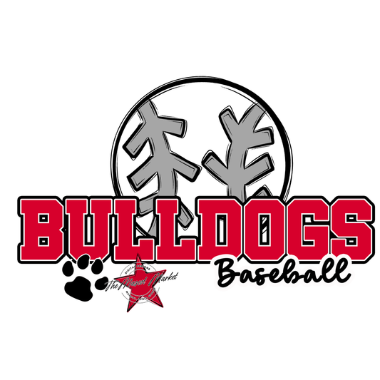 Bulldogs Varsity Baseball-Red