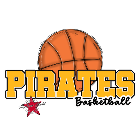 Pirates Varsity Basketball-Yellow
