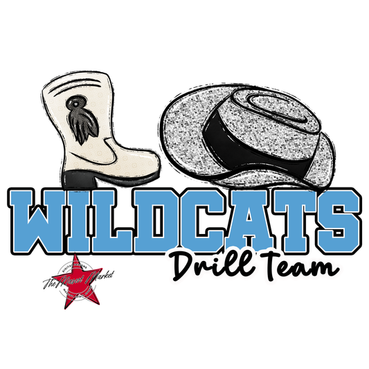 Wildcats Varsity Drillteam-Carolina Blue