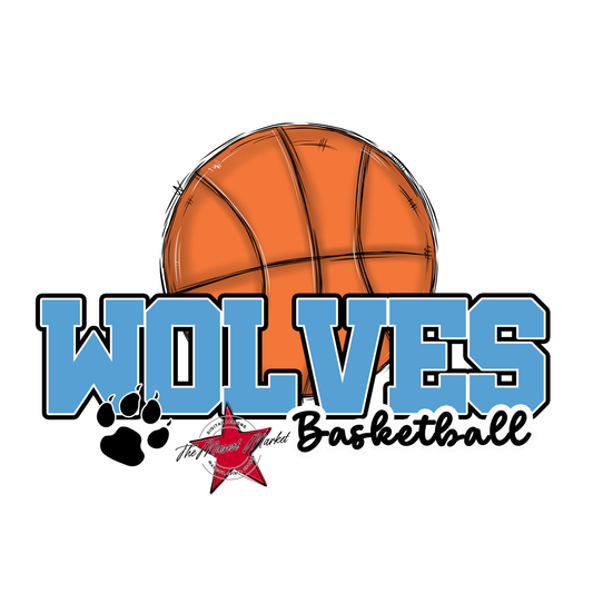 Wolves Varsity Basketball-Carolina Blue