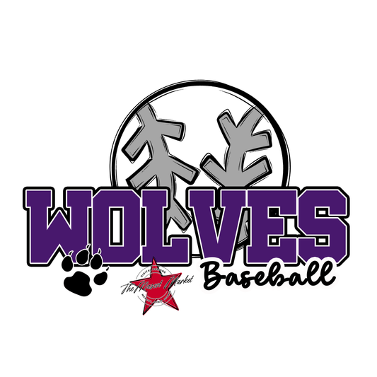 Wolves Varsity Baseball-Purple