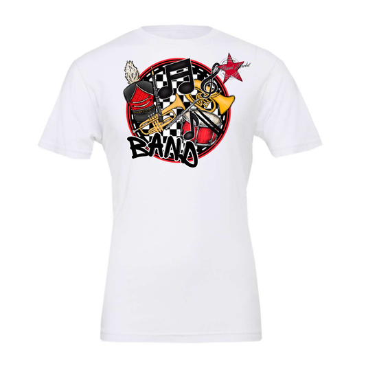 Circle Band Design-Red