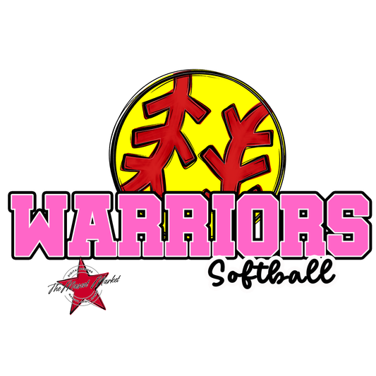 Warriors Varsity Softball-Baby Pink