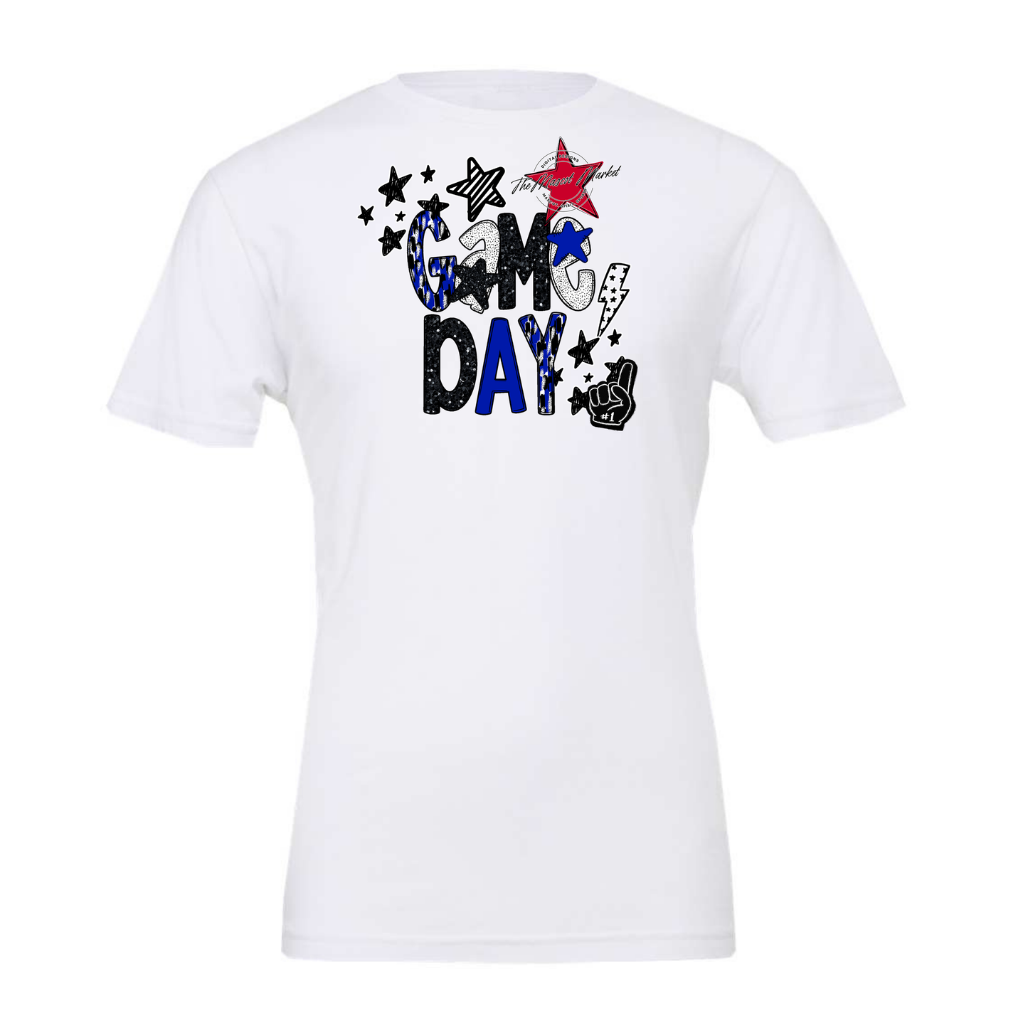 Game Day Scrape Design-Royal Blue