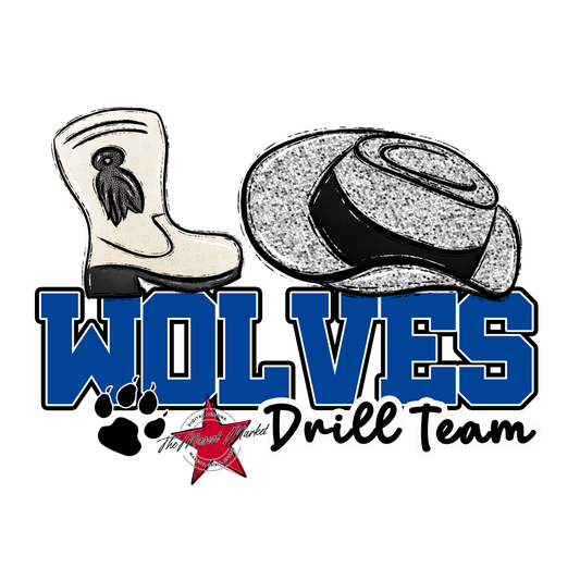 Wolves Varsity Drillteam-Off Blue