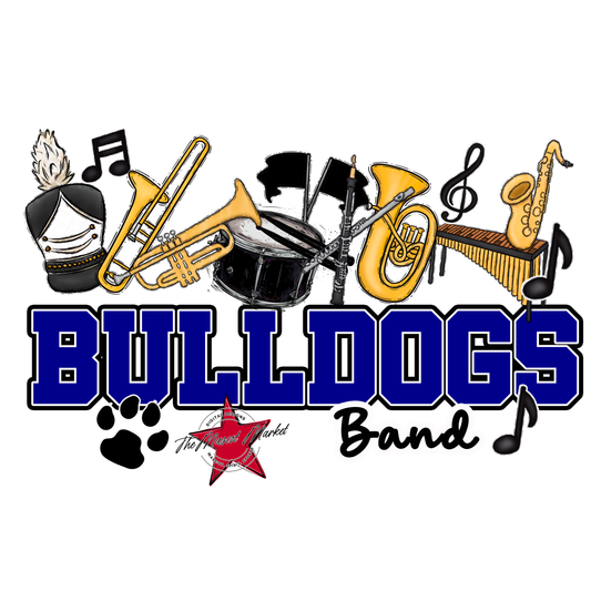 Bulldogs Varsity Band-Blue