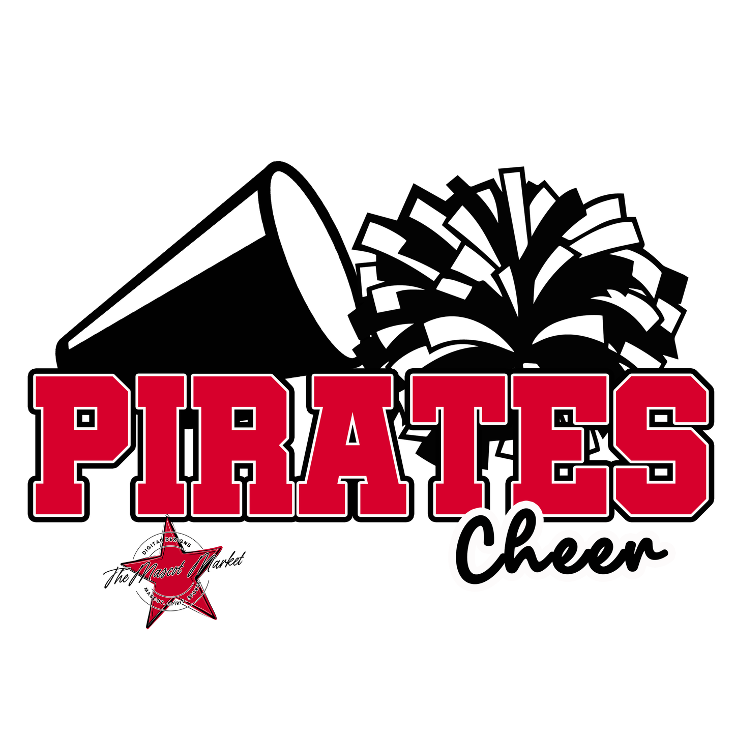 Pirates Varsity Cheer-Red