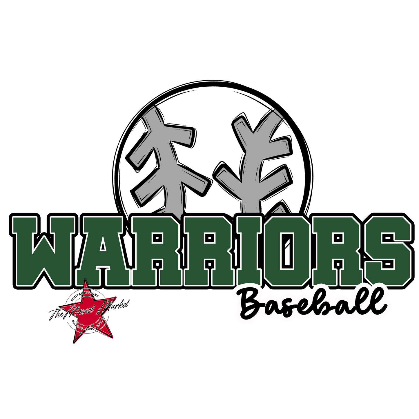Warriors Varsity Baseball-Green