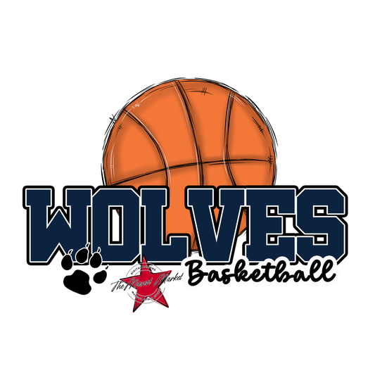 Wolves Varsity Basketball-Navy
