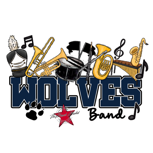 Wolves Varsity Band-Navy