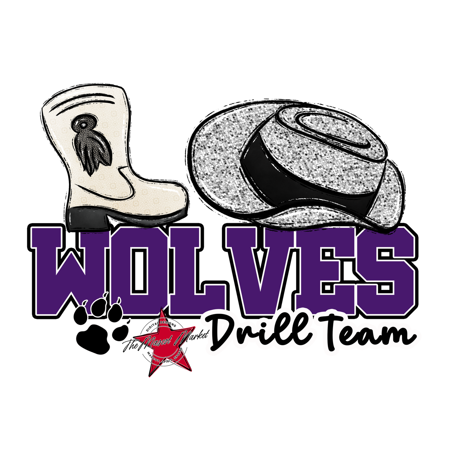 Wolves Varsity Drillteam-Purple