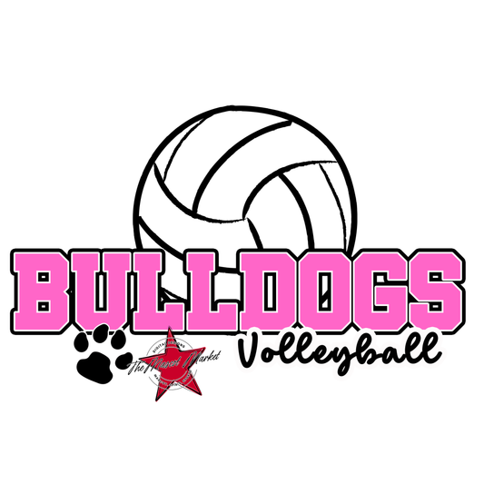 Bulldogs Varsity Volleyball-Baby Pink