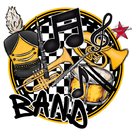 Circle Band Design-Yellow