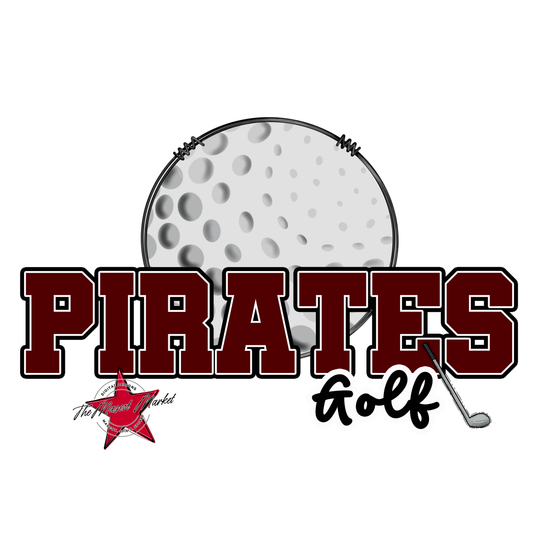 Pirates Varsity Golf-Maroon