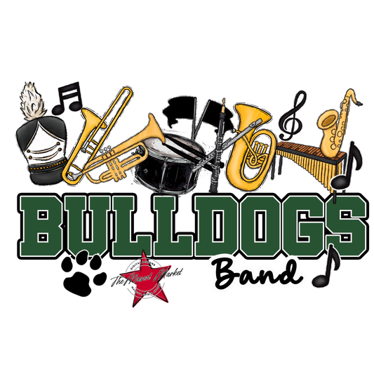 Bulldogs Varsity Band-Green