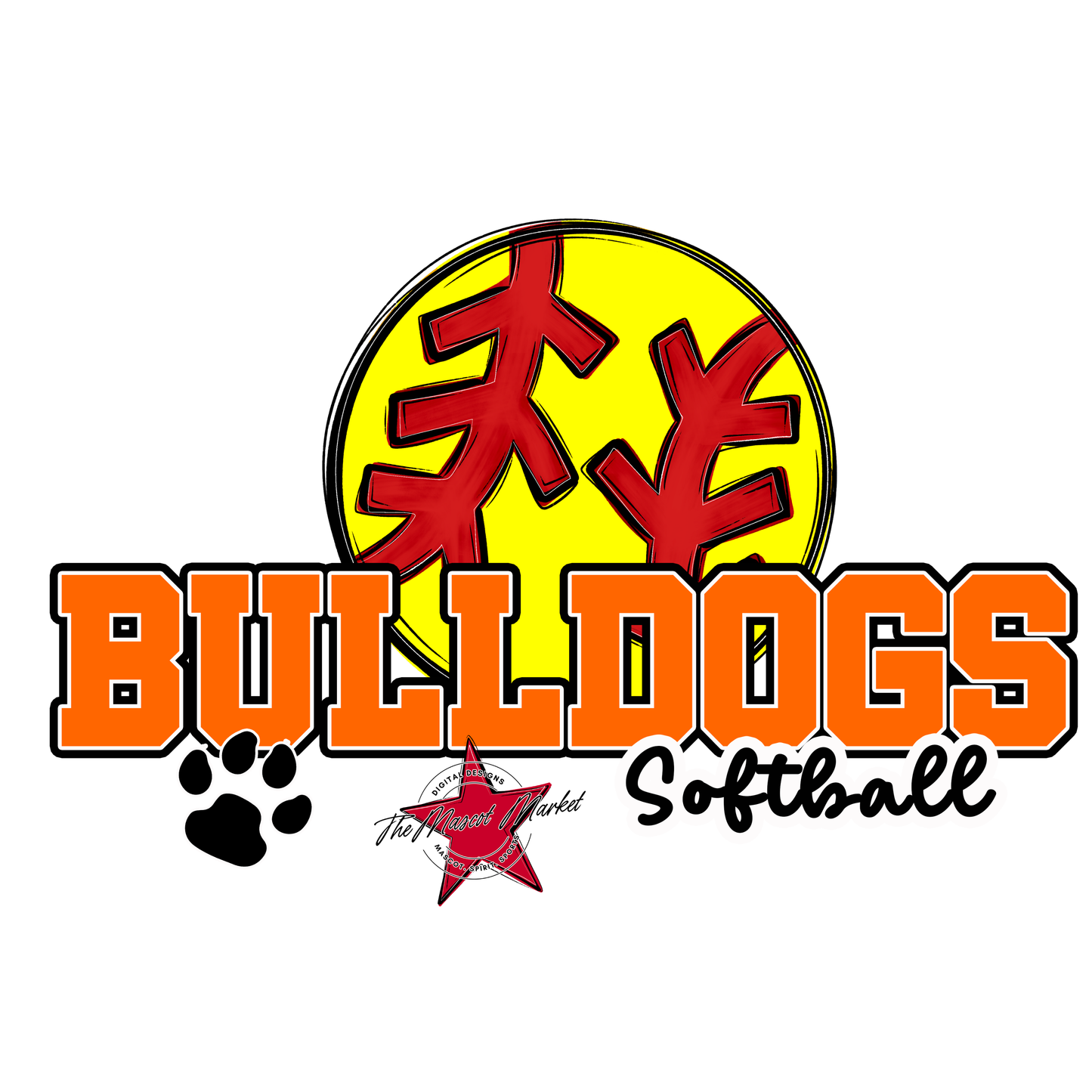 Bulldogs Varsity Softball-Orange