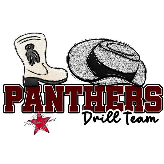 Panthers Varsity Drillteam-Maroon