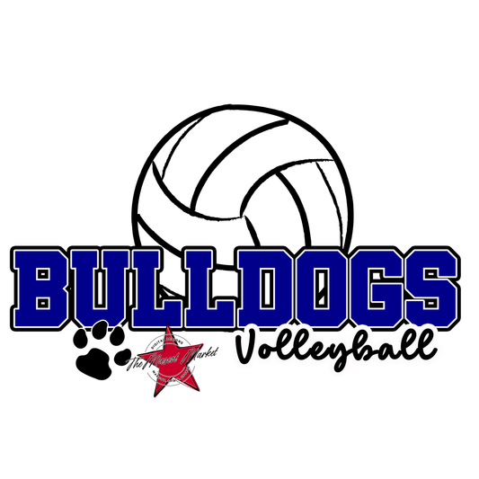 Bulldogs Varsity Volleyball-Blue