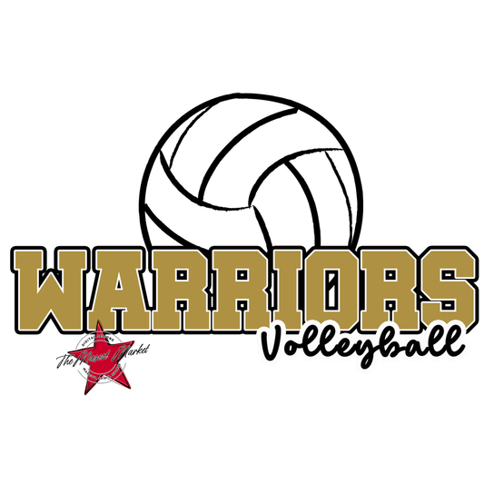 Warriors Varsity Volleyball-Gold