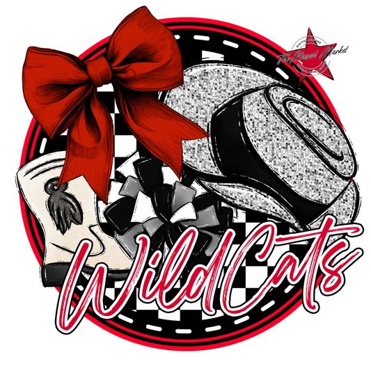 Wildcats Circle Drillteam Design-Red