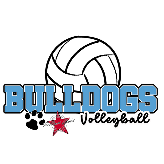 Bulldogs Varsity Volleyball-Carolina Blue