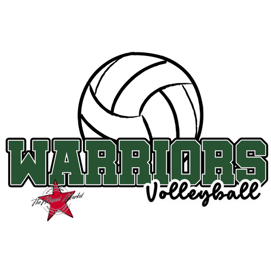 Warriors Varsity Volleyball-Green