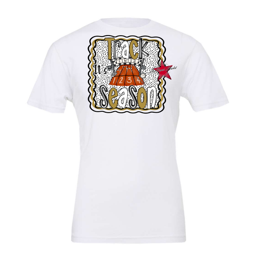 It's Track Season Dot Design-Gold