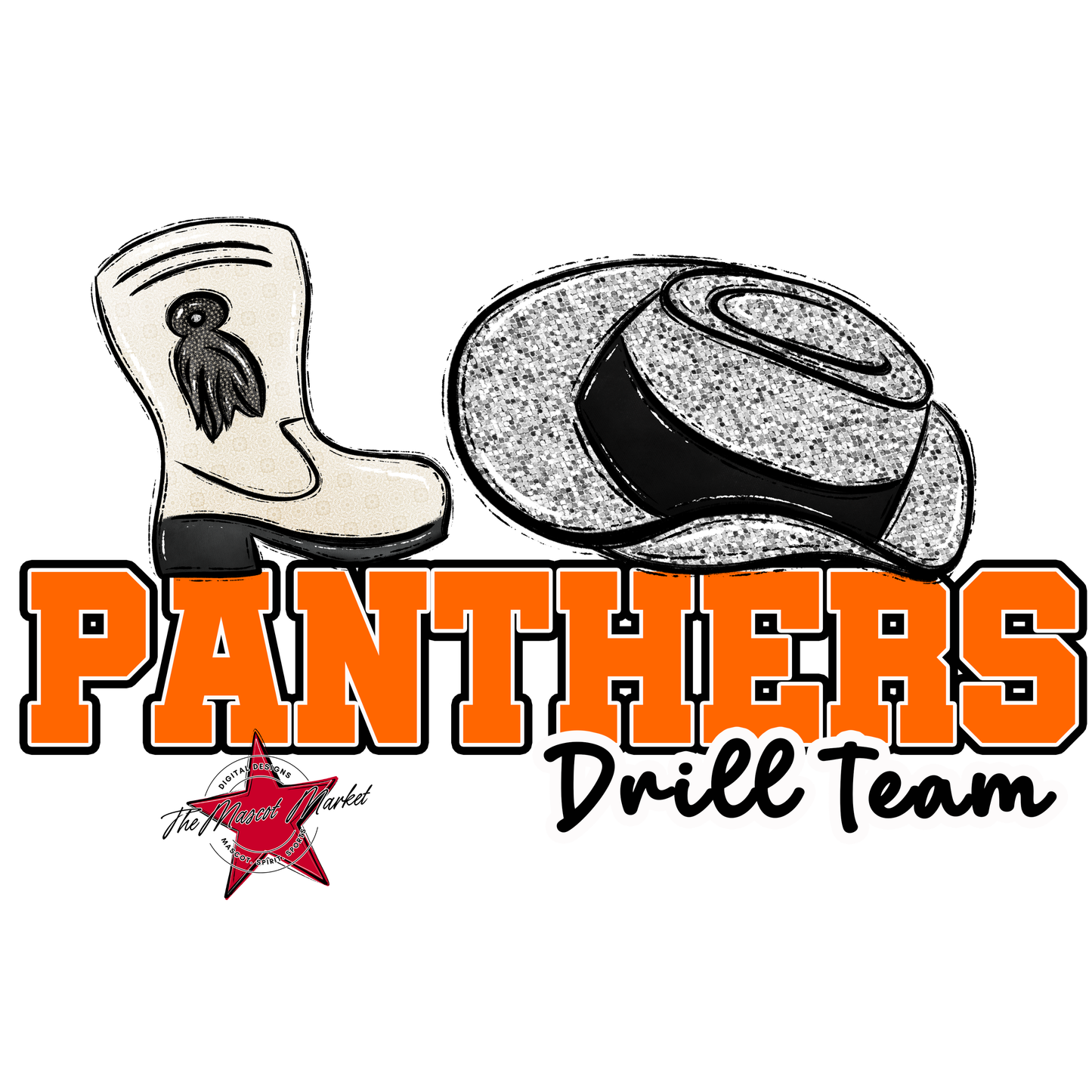 Panthers Varsity Drillteam-Orange
