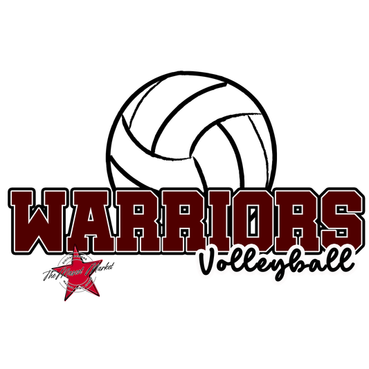Warriors Varsity Volleyball-Maroon