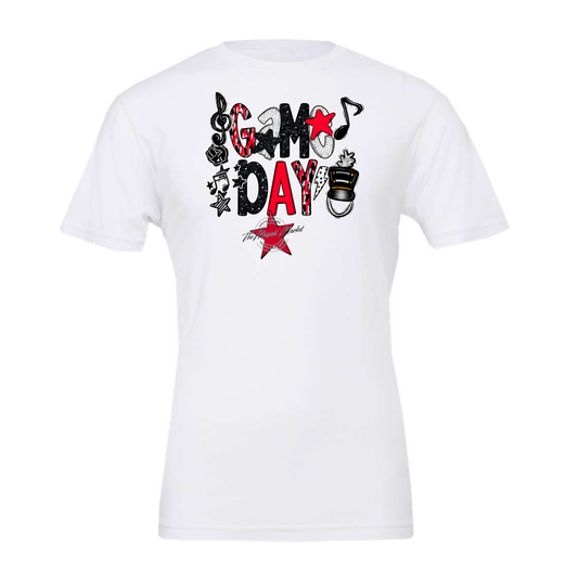 Game Day Scrape-Bright Red