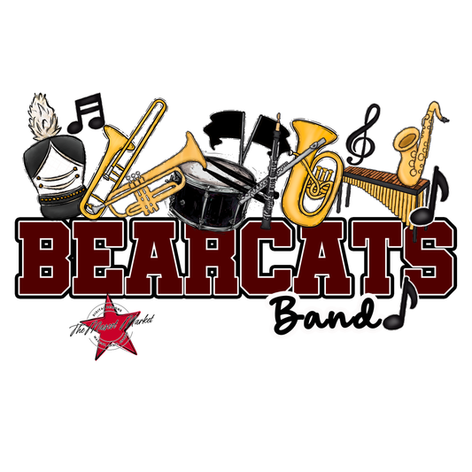 Bearcats Varsity Band-Maroon