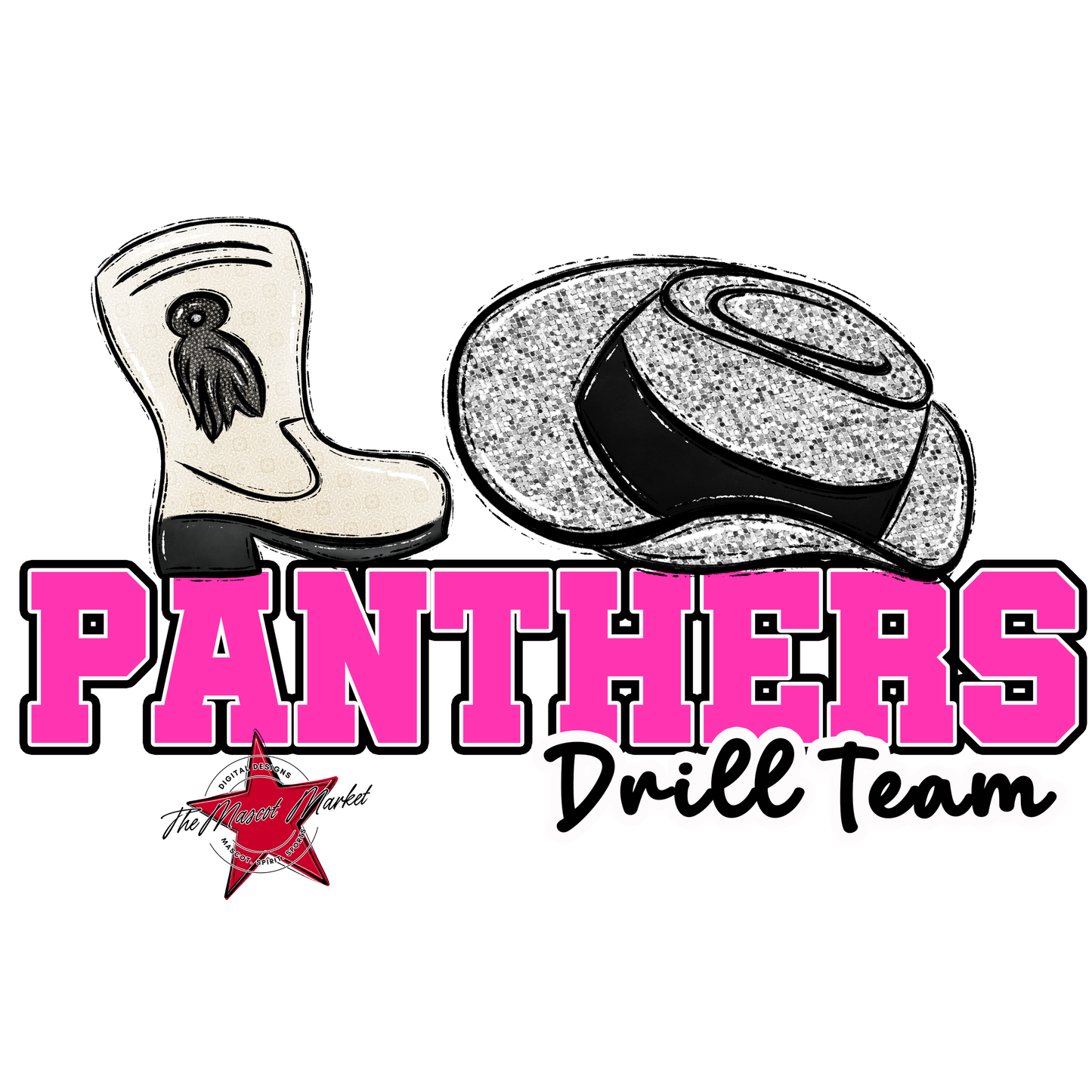 Panthers Varsity Drillteam-Pink