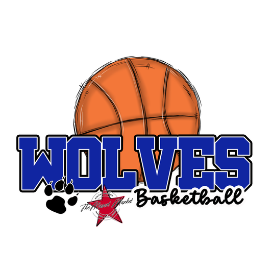 Wolves Varsity Basketball-Royal Blue