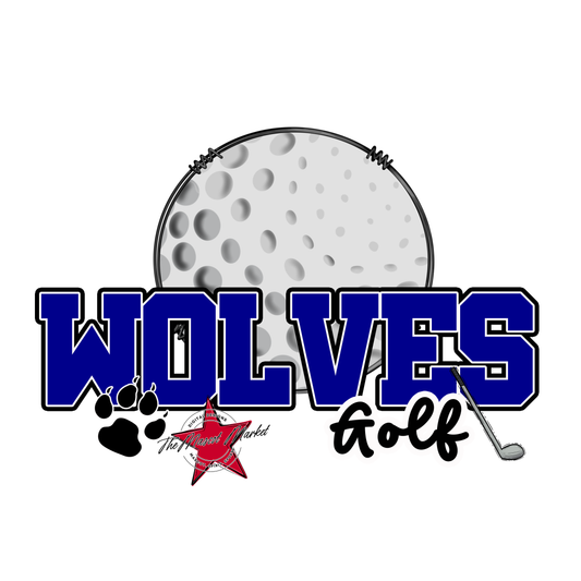 Wolves Varsity Golf-Blue