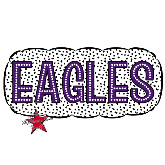 Eagles Cloud Dot Frame-Purple
