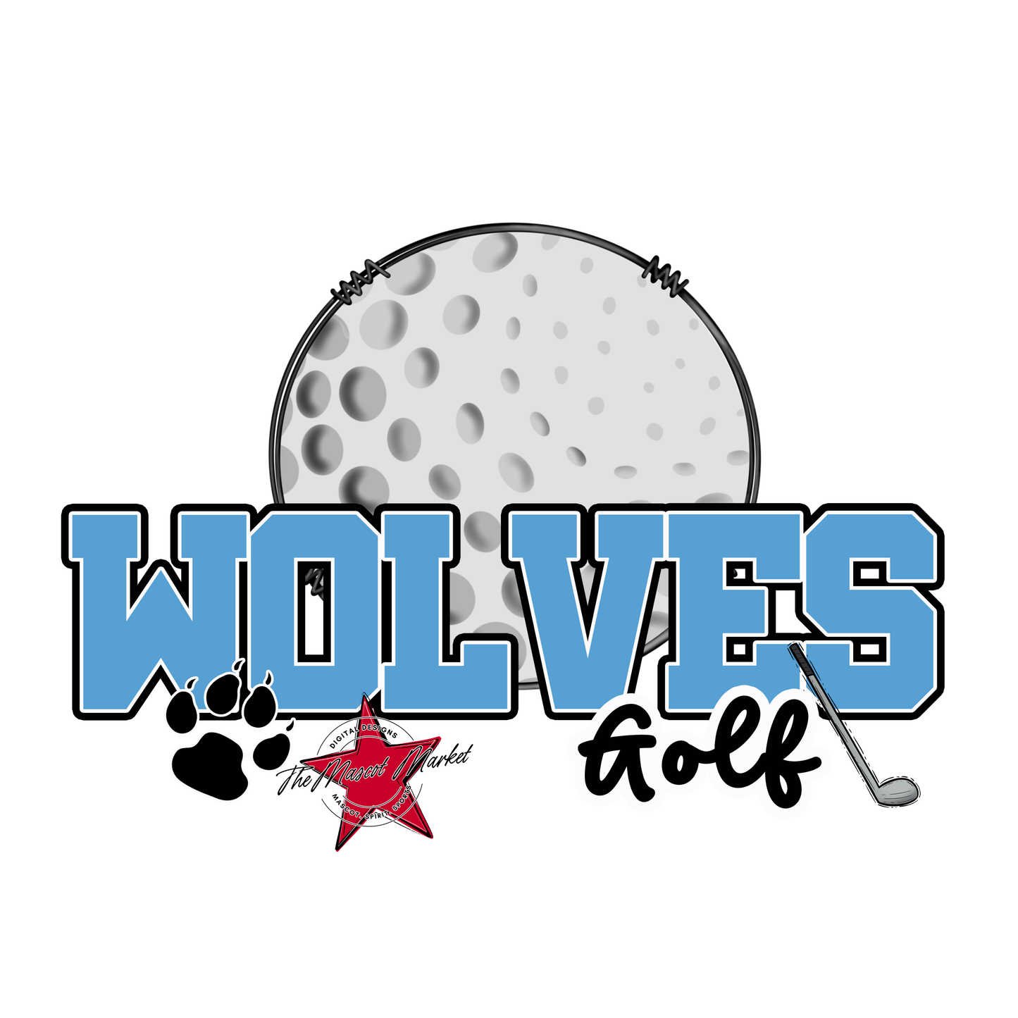 Wolves Varsity Golf-Carolina Blue