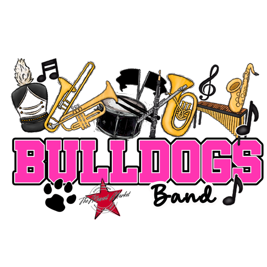 Bulldogs Varsity Band-Pink