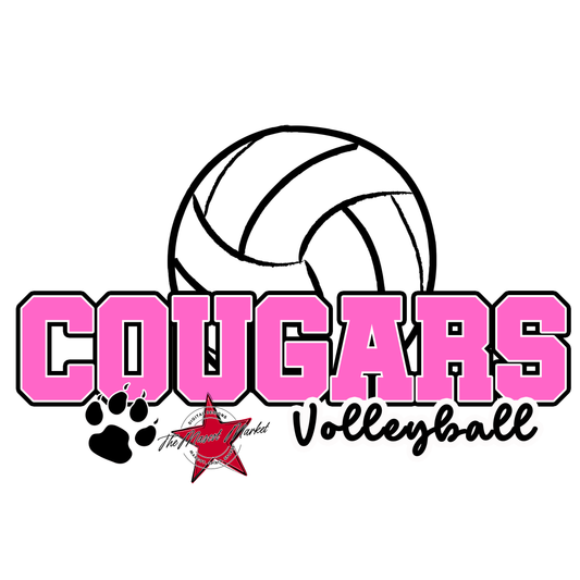 Cougars Varsity Volleyball-Baby Pink
