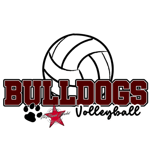 Bulldogs Varsity Volleyball-Maroon