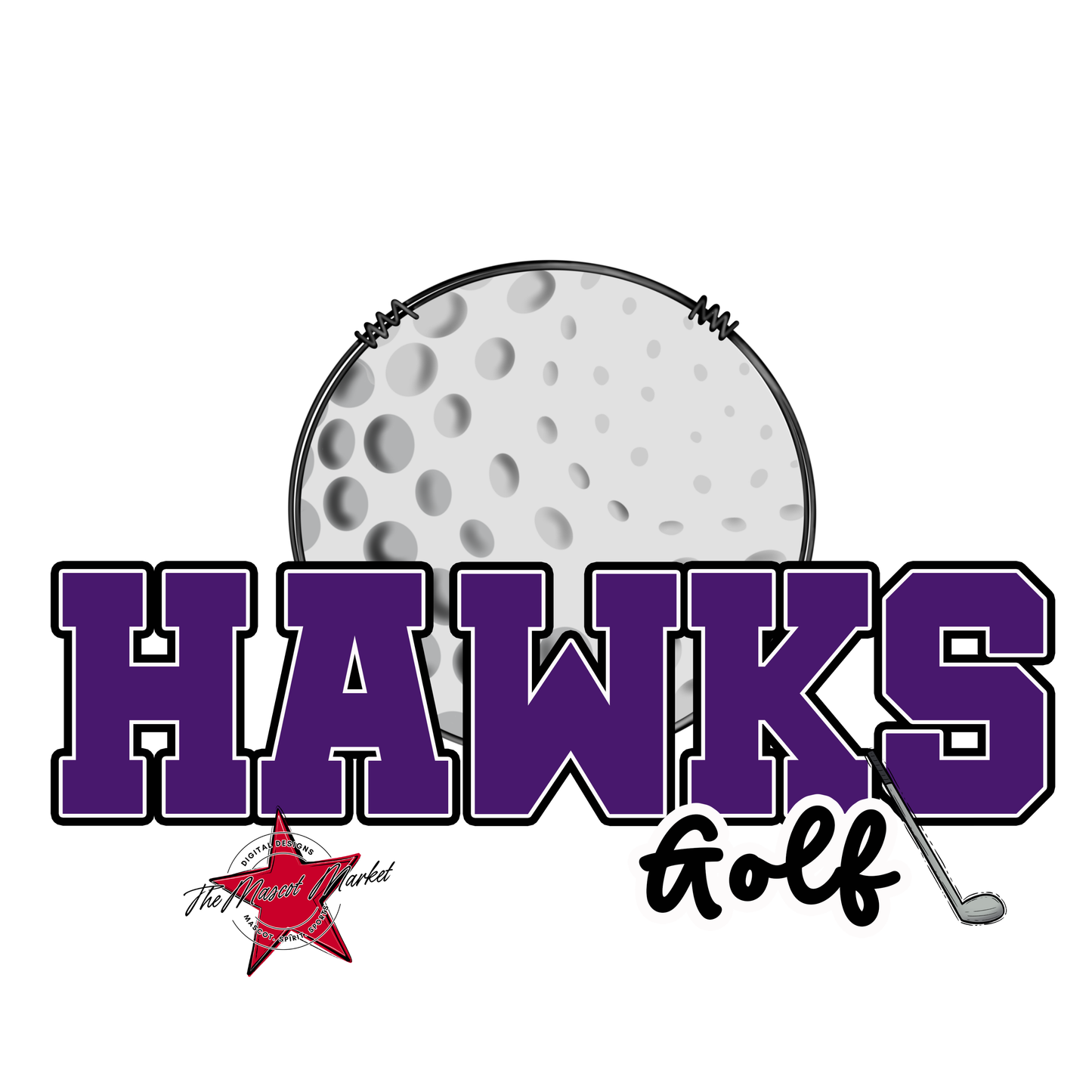 Hawks Varsity Golf-Purple