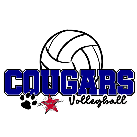Cougars Varsity Volleyball-Blue