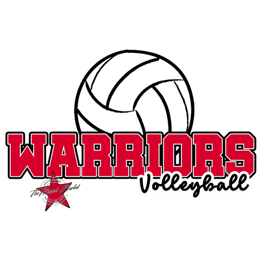 Warriors Varsity Volleyball-Red