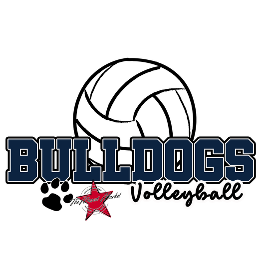 Bulldogs Varsity Volleyball-Navy