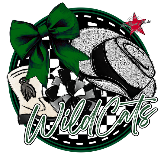 Wildcats Circle Drillteam Design-Green