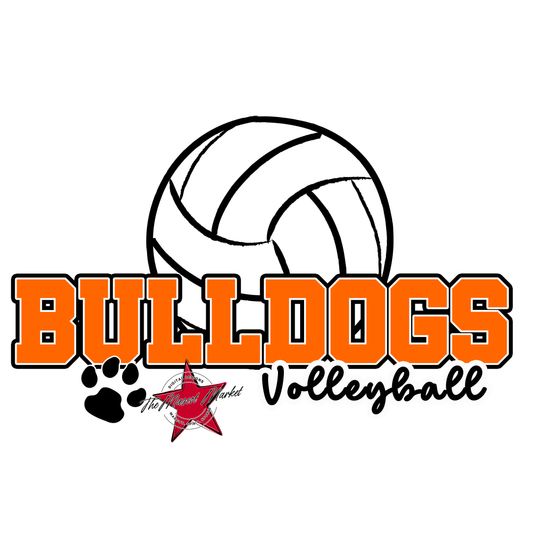 Bulldogs Varsity Volleyball-Orange