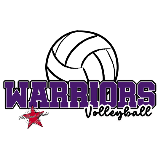 Warriors Varsity Volleyball-Purple