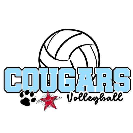 Cougars Varsity Volleyball-Columbia Blue