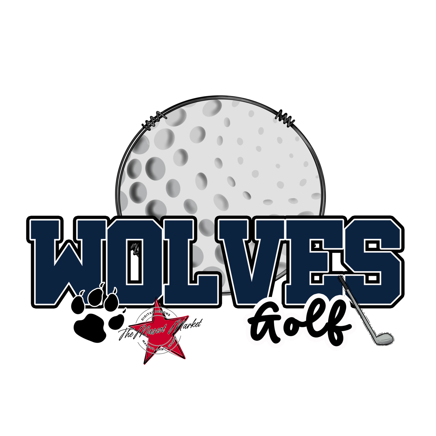 Wolves Varsity Golf-Navy