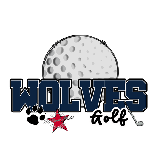 Wolves Varsity Golf-Navy