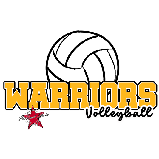 Warriors Varsity Volleyball-Yellow